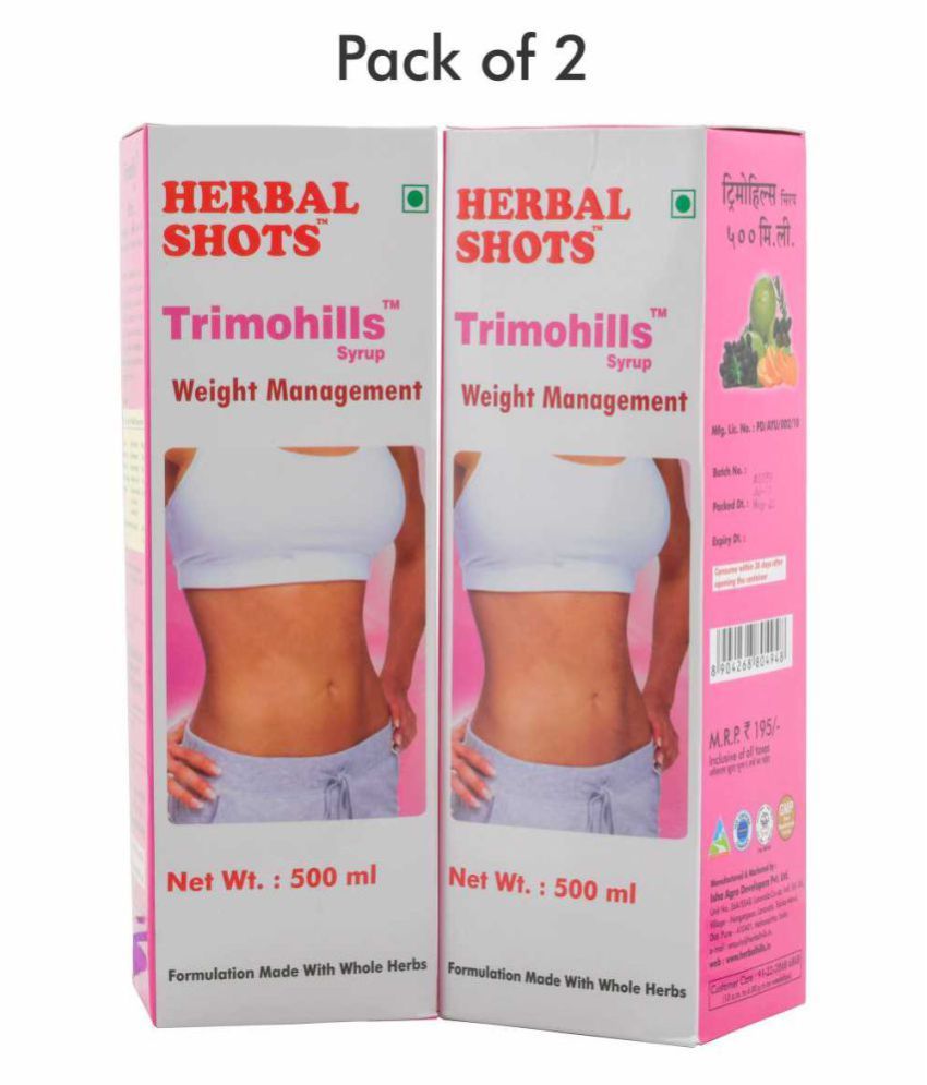     			Herbal Hills Trimohills Herbal Shots Liquid 500 ml Pack Of 2