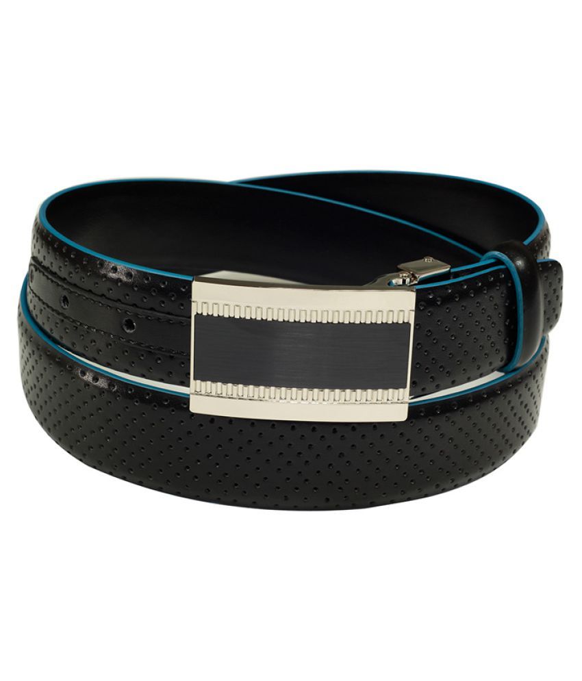 OROLYF Black Leather Casual Belt Pack of 1 Buy Online at Low Price
