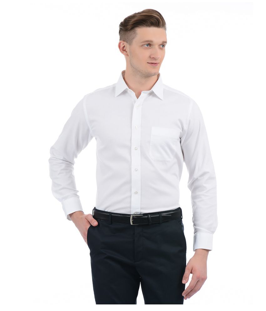 Arrow White Slim Fit Formal Shirt - Buy 