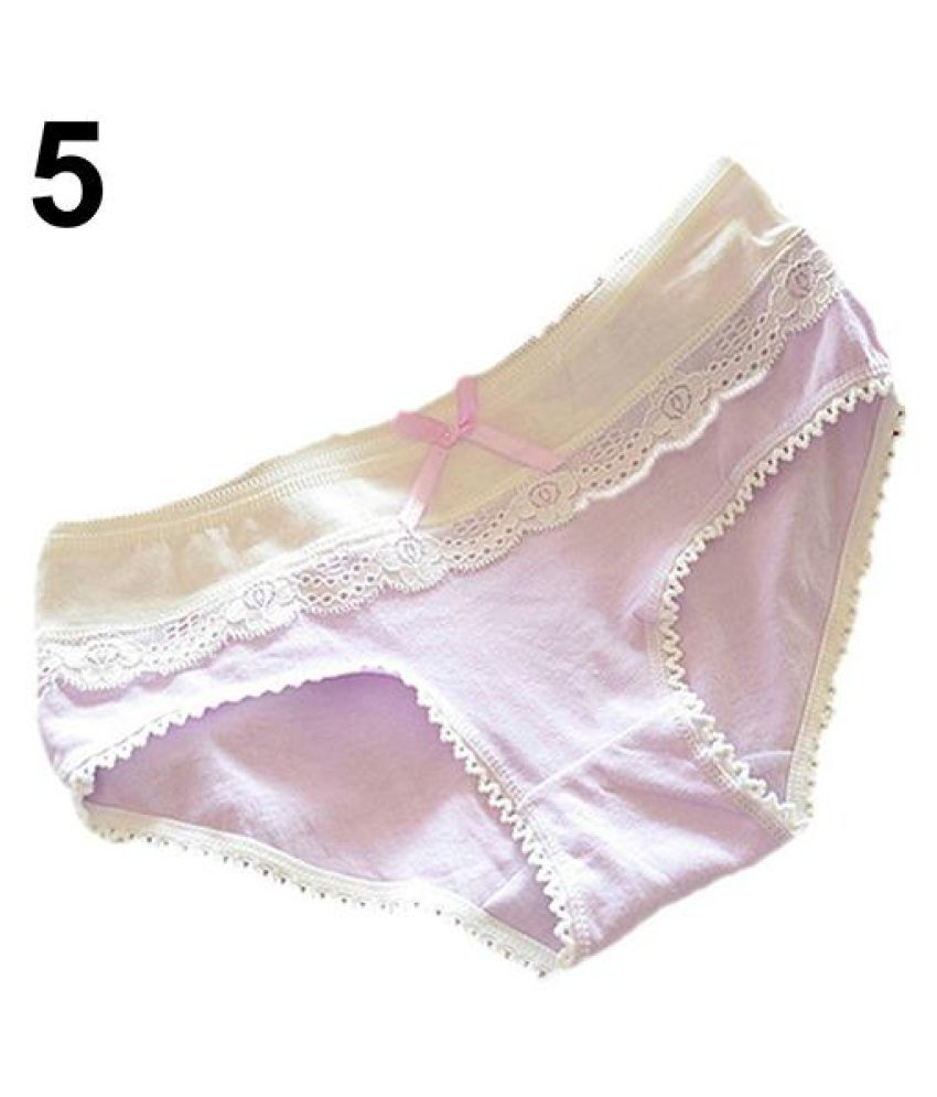 Buy Sexy Girl Women Cotton Bowknot Briefs Panties Knickers Underpants Underwear Online At Best 