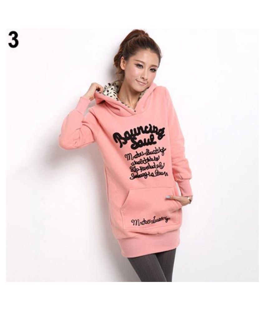 Diaper Women Letter Print Long Sleeve Hooded Pullover Sweatshirt with Pockets Fashion Hoodies
