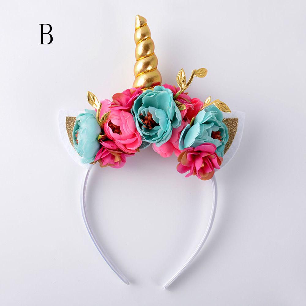 Chiffon Flower Hair Band Unicorn Horn Kids Headband - Buy Chiffon Flower  Hair Band Unicorn Horn Kids Headband Online at Low Price - Snapdeal