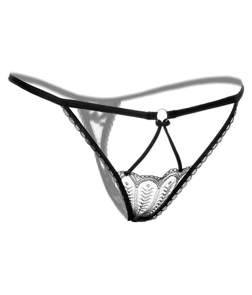 Buy Sexy Lace Strap G String Hollow Out Elastic Thong Underwear Womens