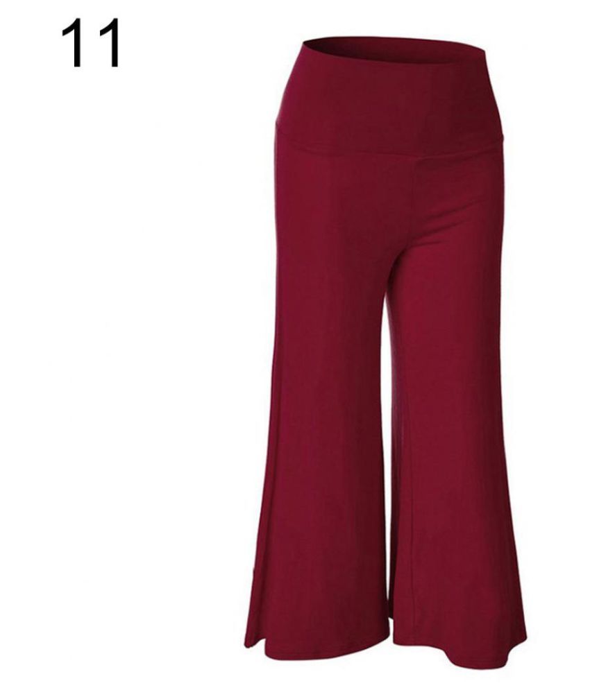 high waisted baggy trousers