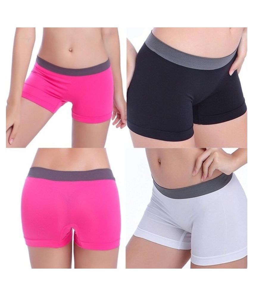 Buy Womens Boxer Briefs Stretchy Comfy Breathable Yoga Sports Fitness Underwear Online At Best 5099