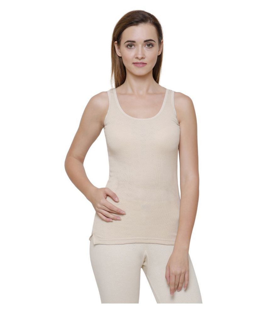     			Bodycare Insider Cotton Blend Topwear - Beige