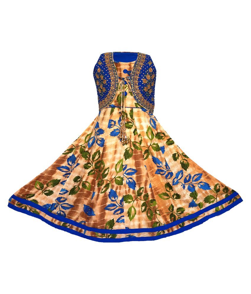 slim fit long frocks