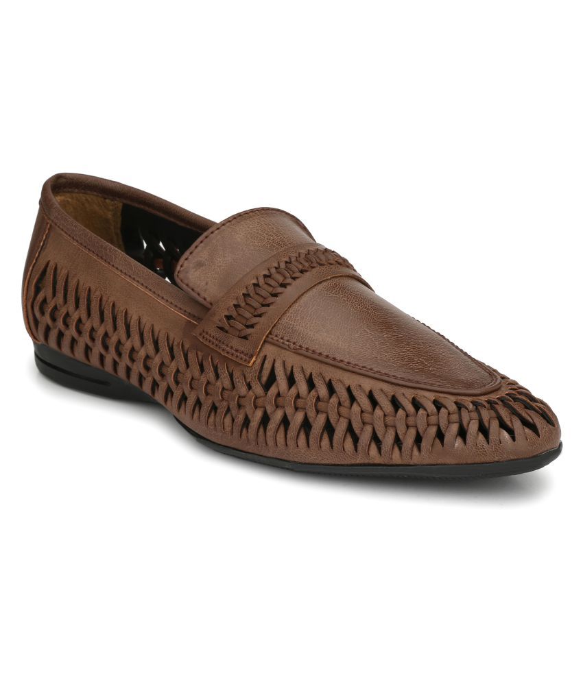 El Paso Brown Loafers Buy El Paso Brown Loafers Online at Best Prices