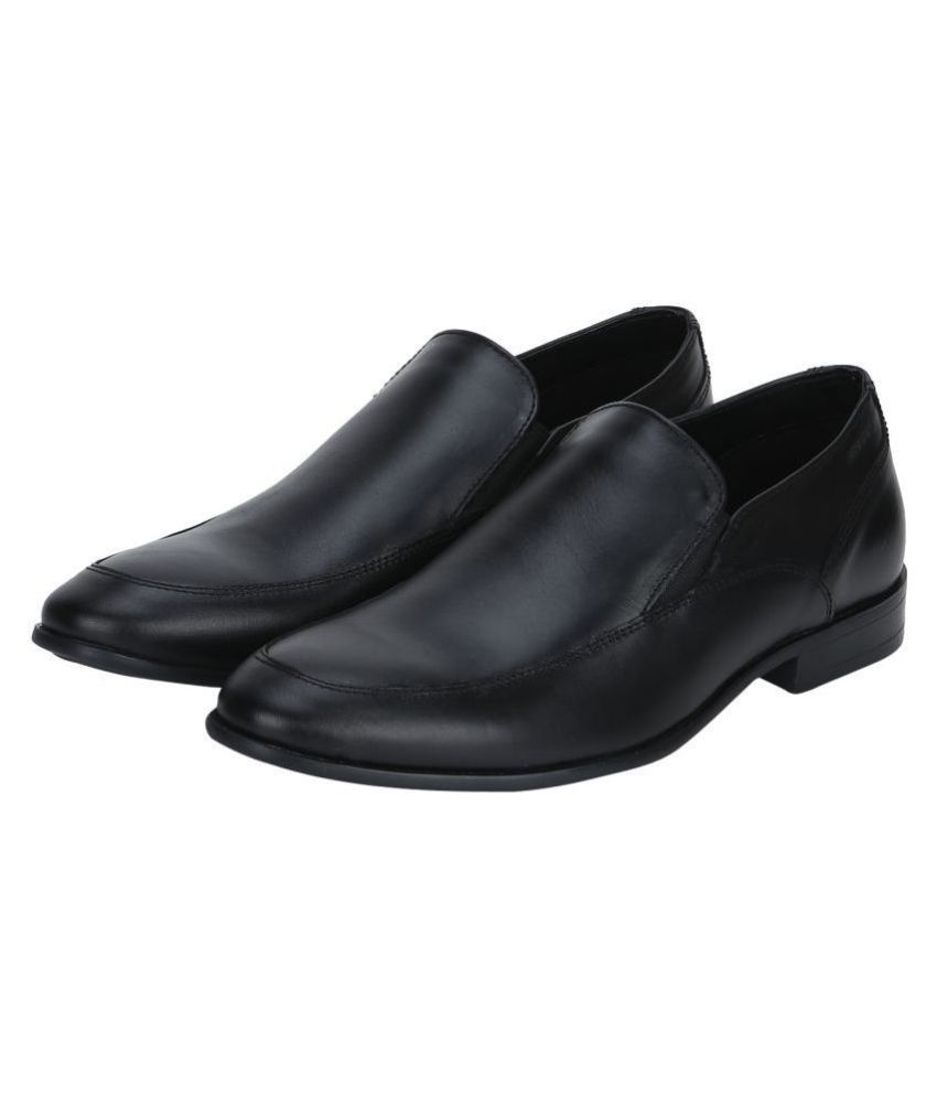red tape genuine leather slip on shoes