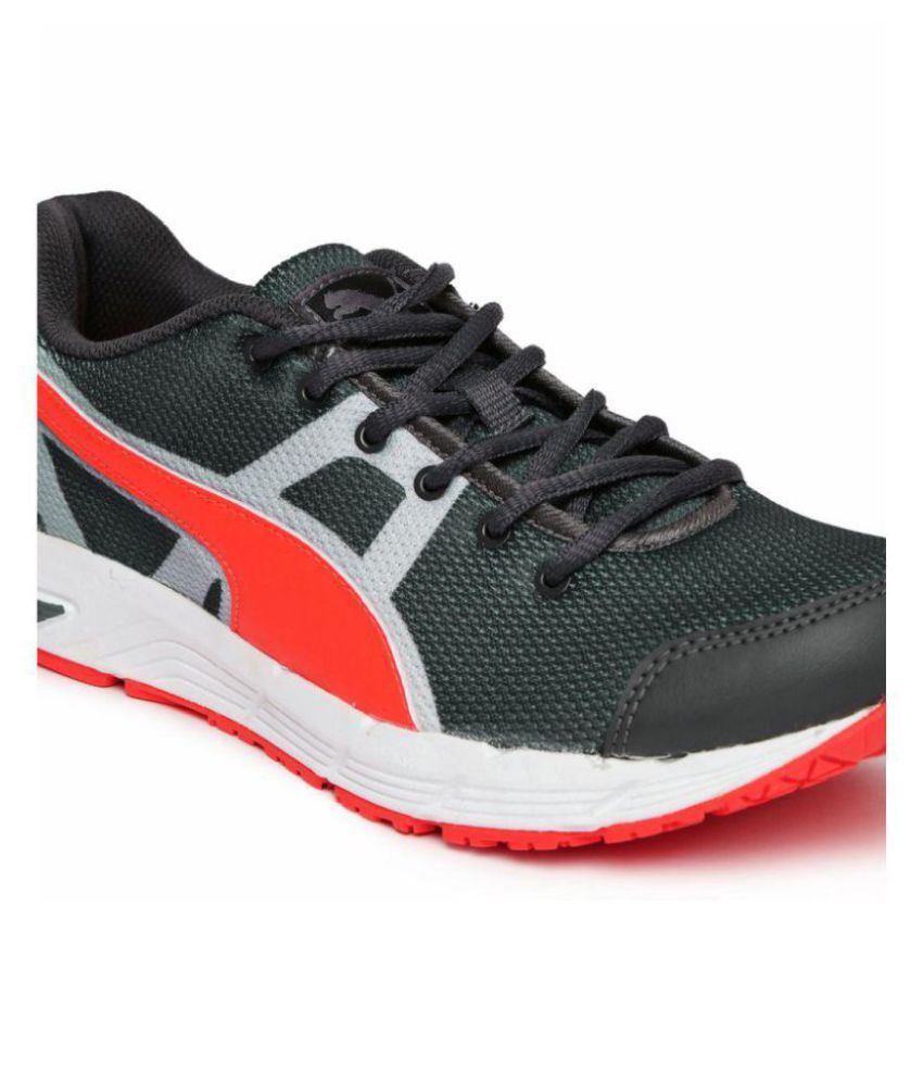 puma gray running shoes