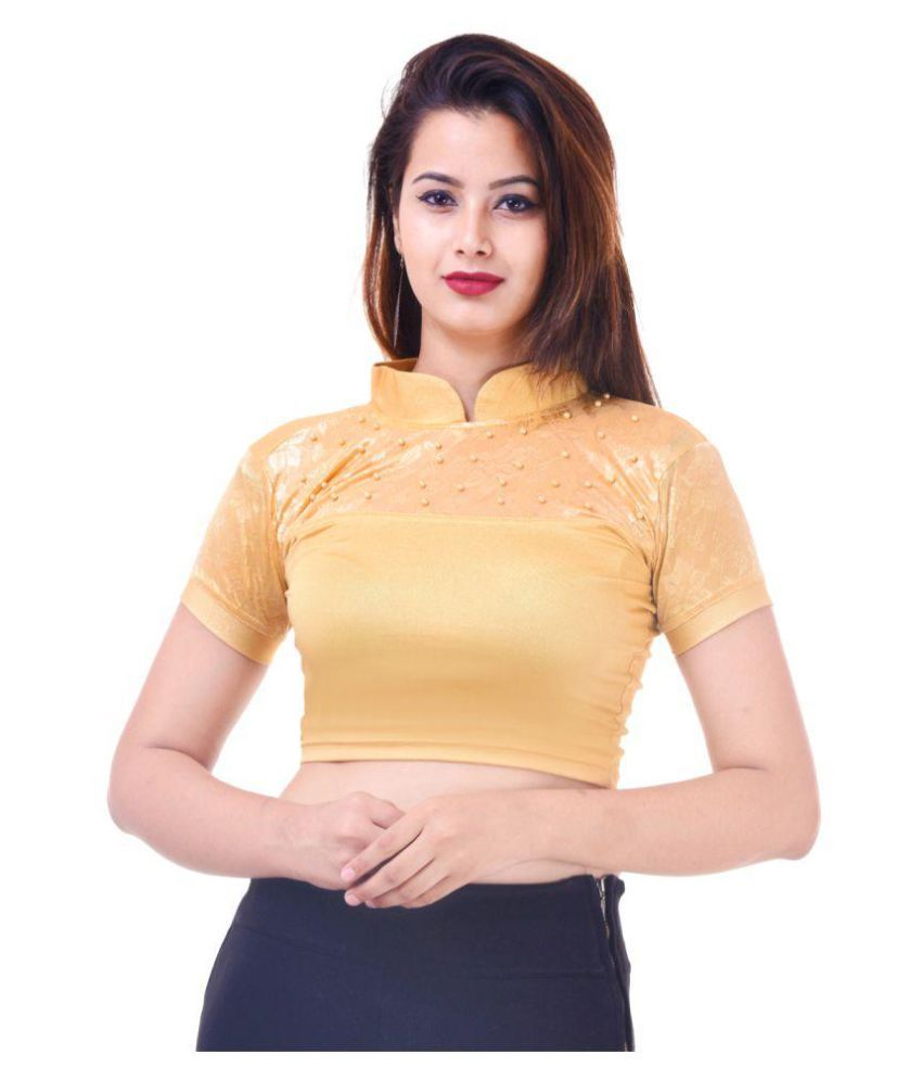 shimmer blouse material online