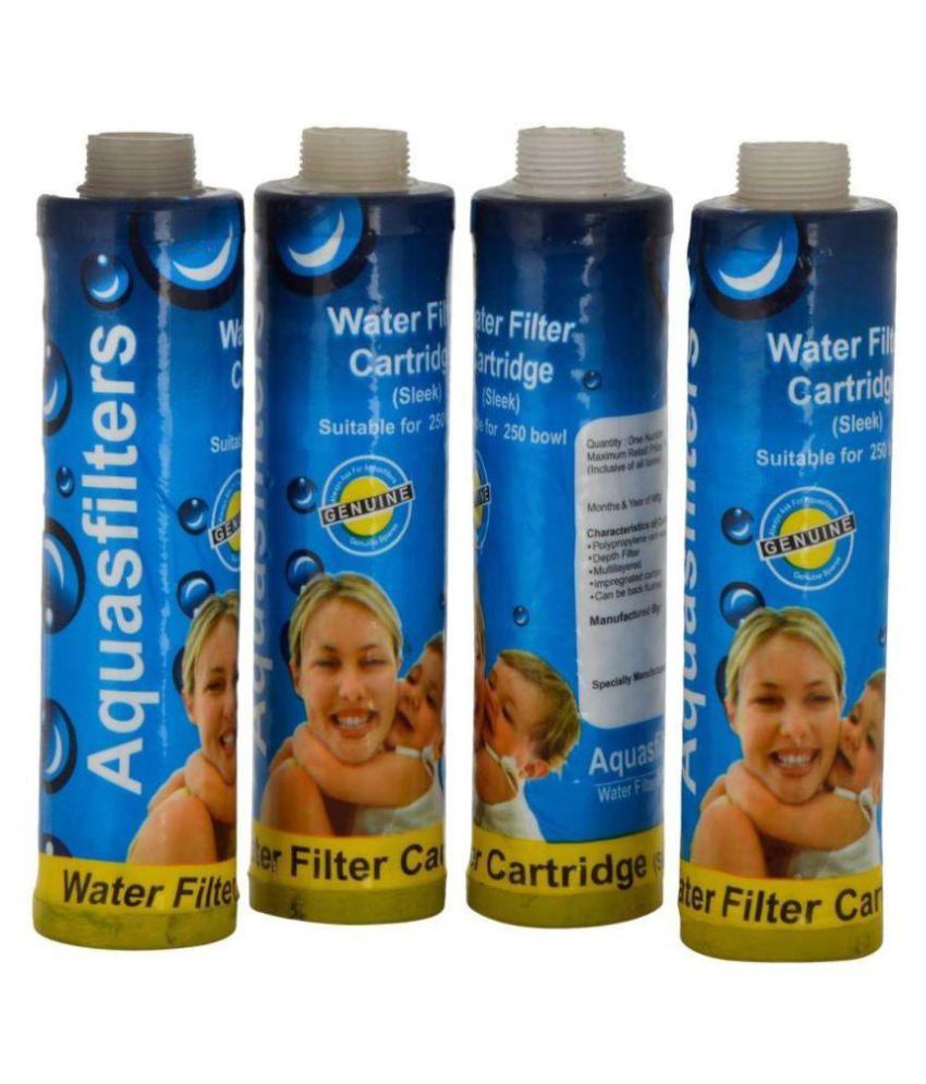 KRPLUS 9" Prefilter Thread Carbon filter Cartridge 4 pcs set for