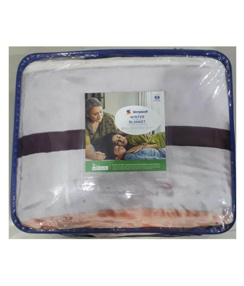 Sleepwell Single Wool Blend Printed Blanket Buy Sleepwell Single Wool