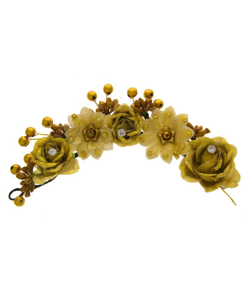 flower hair brooch