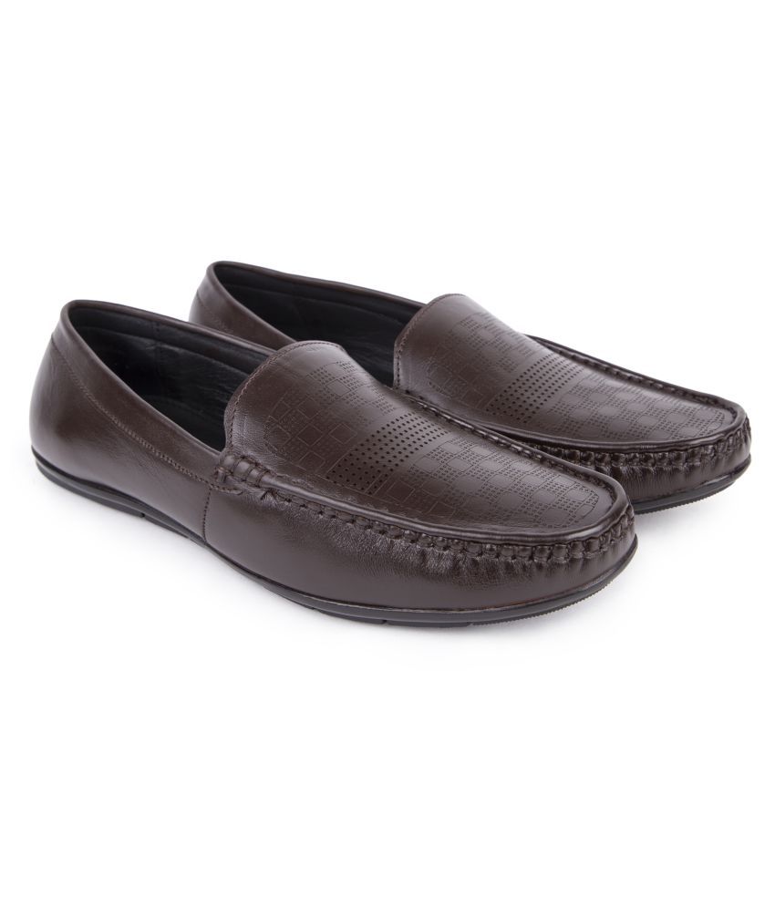 LOUIS STITCH Brown Loafers - Buy LOUIS STITCH Brown Loafers Online at Best Prices in India on ...