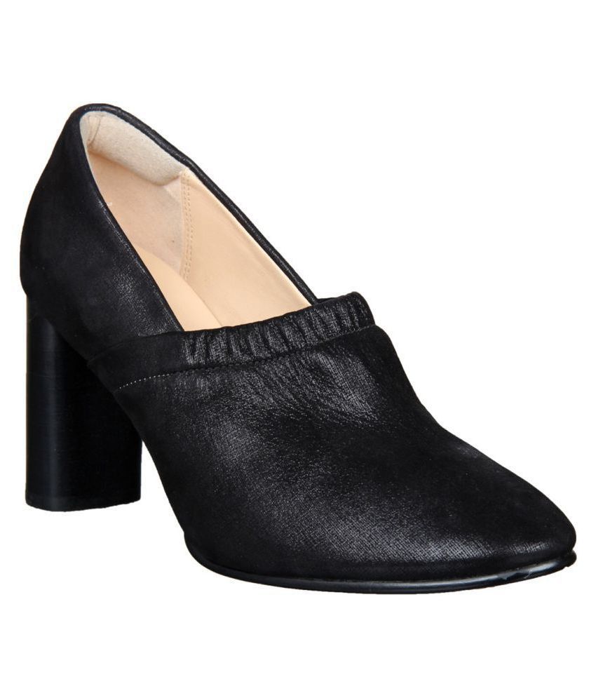 clarks block heels
