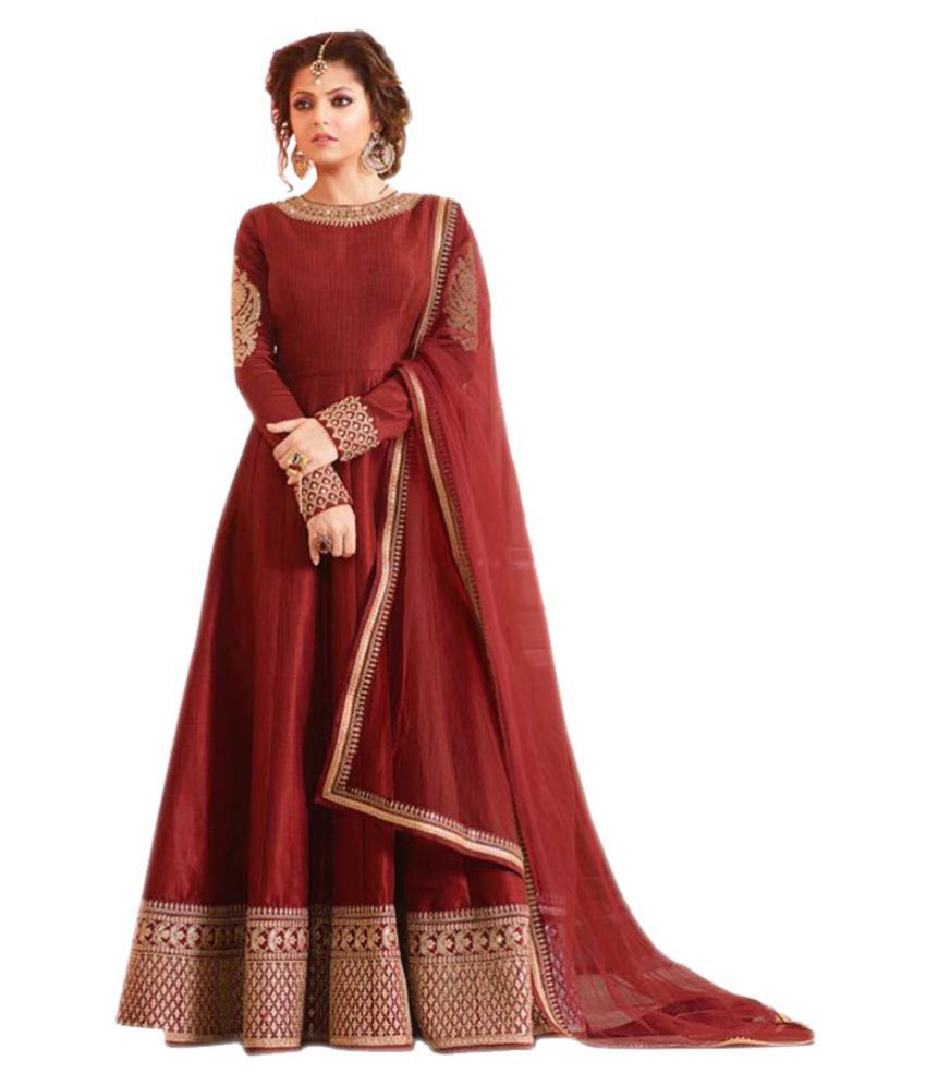 anarkali top stitching