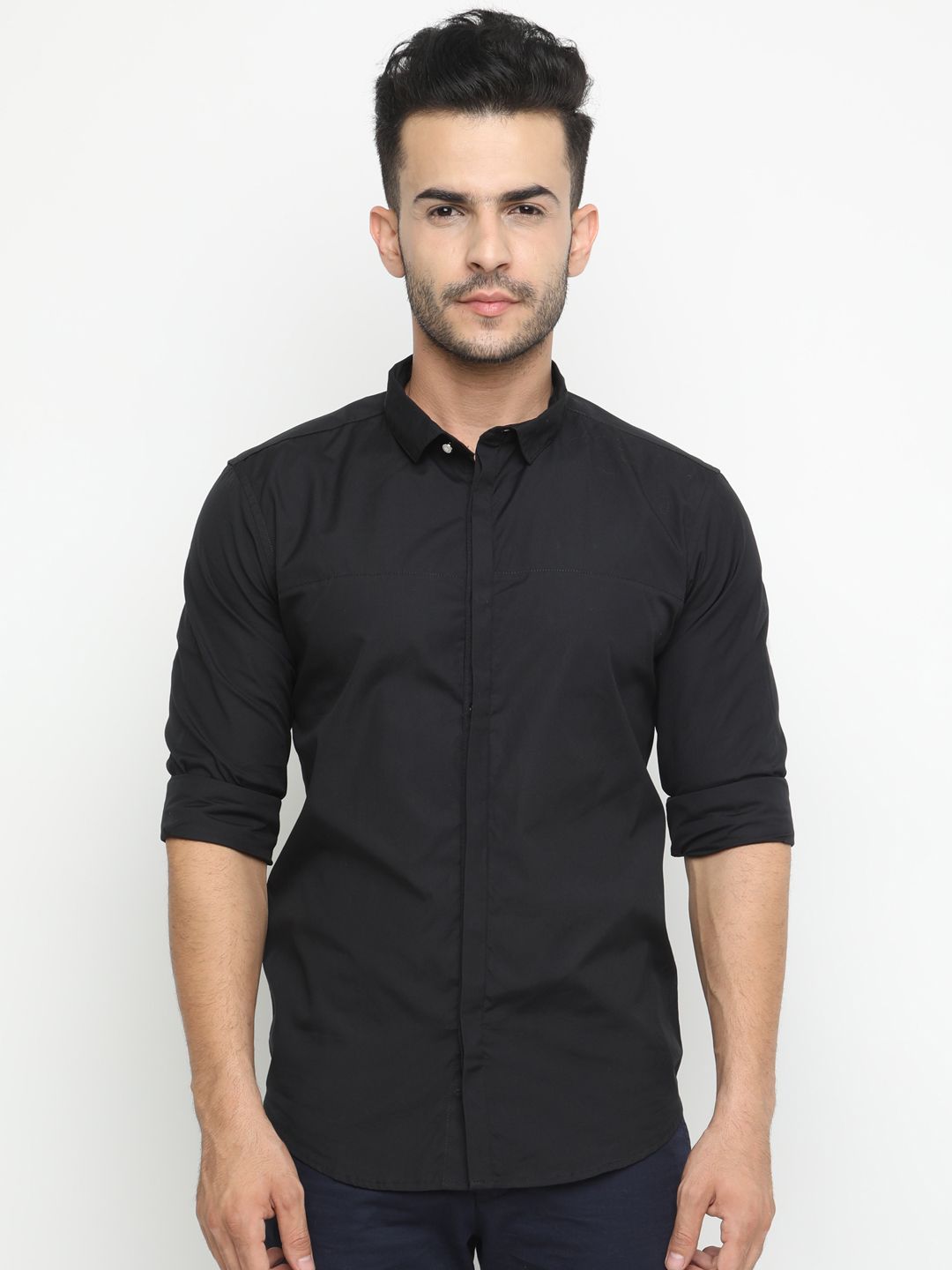 Showoff 100 Percent Cotton Shirt - Buy Showoff 100 Percent Cotton Shirt ...