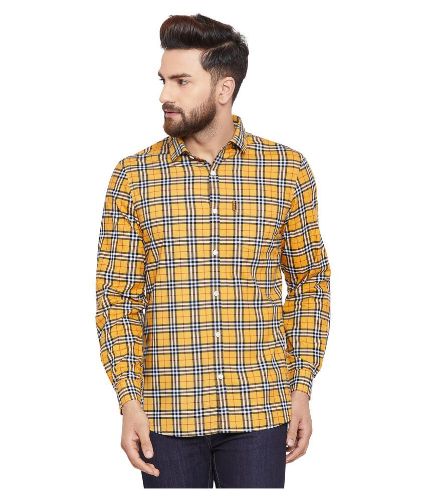 canary yellow show shirt