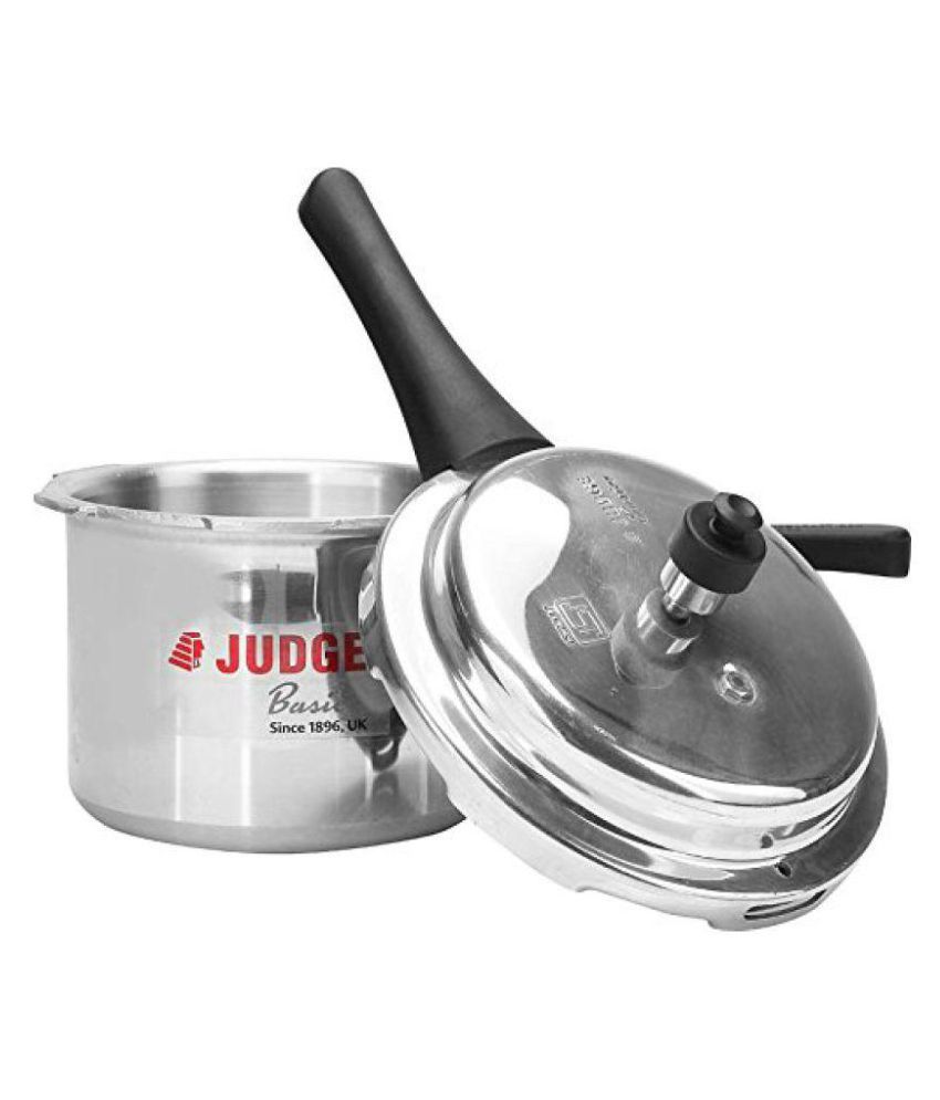 JUDGE 3 L Aluminium OuterLid Pressure Cooker Without Induction Base
