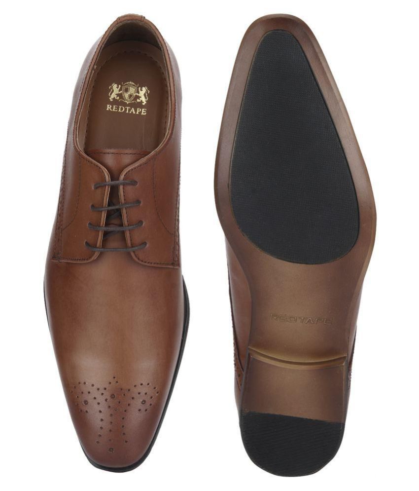 red tape derby formal shoes