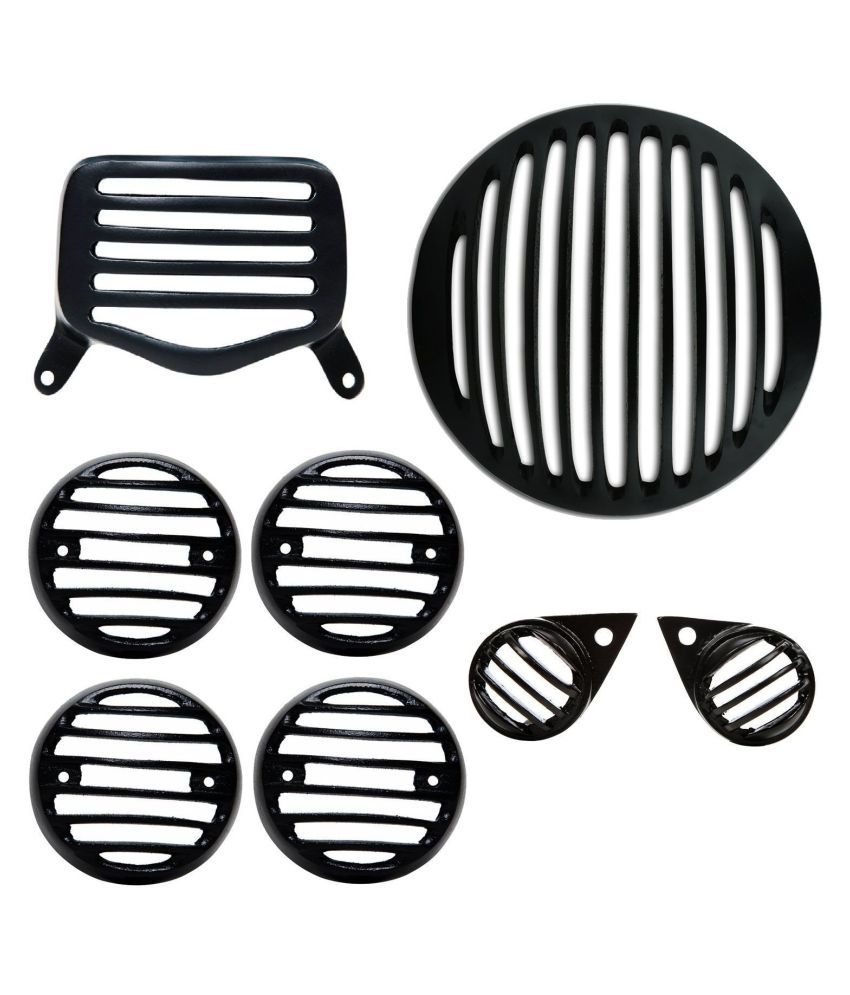 Sans Heavy Headlight Grill Set For Royal Enfield Standard Buy Sans Heavy Headlight Grill Set