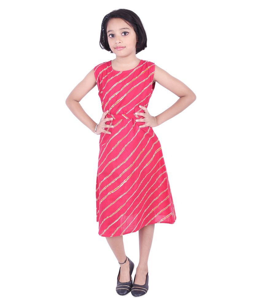 Girls Cotton Printed Frock - Buy Girls Cotton Printed Frock Online at ...