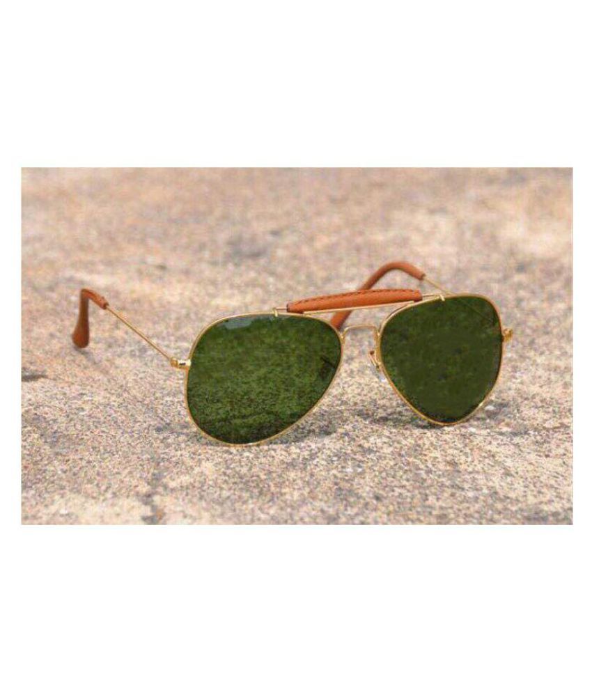 QUALITY SUNGLASSES Green Pilot Sunglasses ( BAR ) Buy QUALITY
