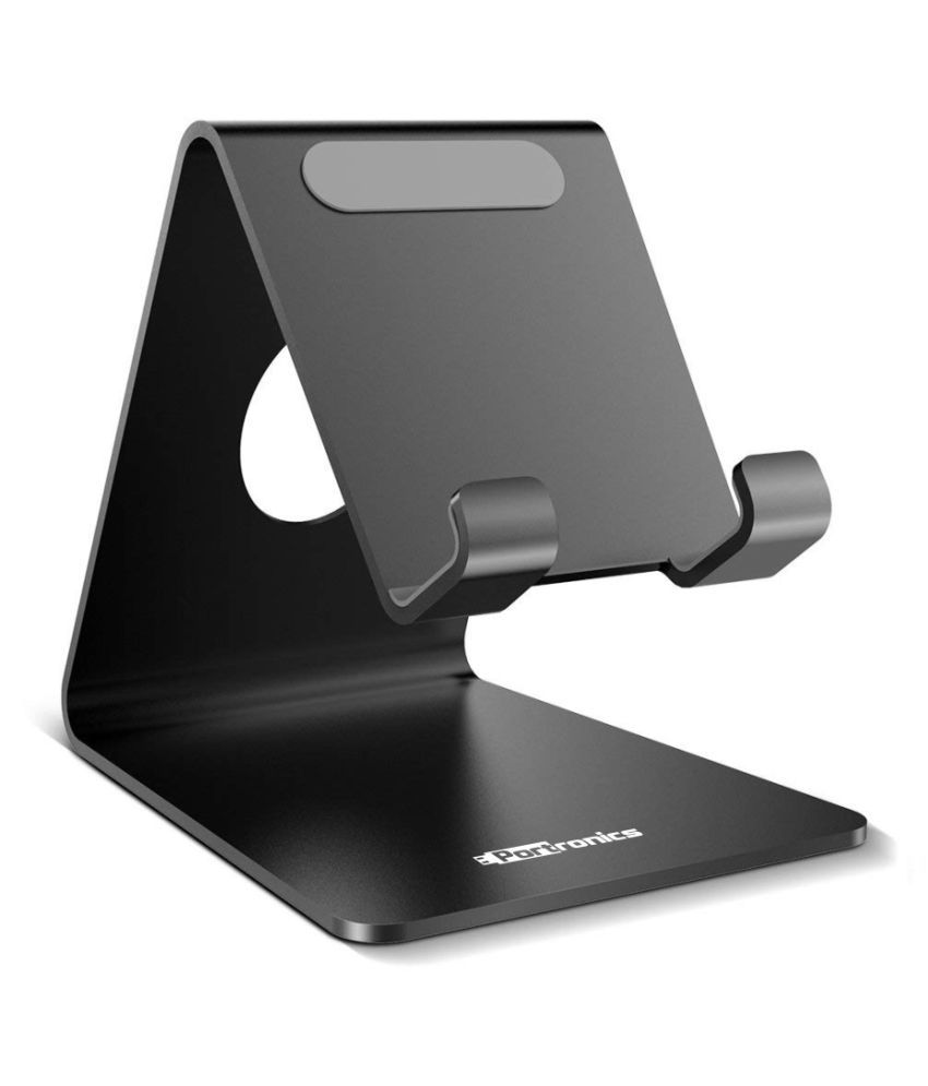 Portronics POR122 MODESK Universal Mobile Holder Stand (Black) for all