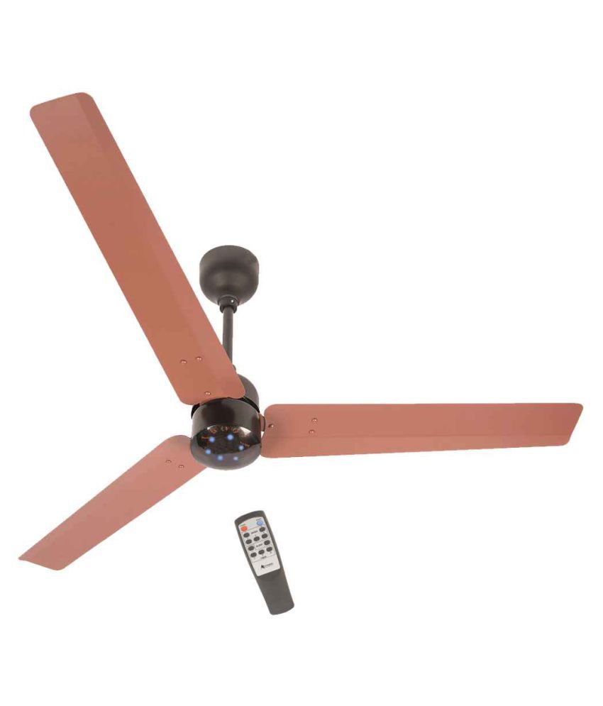 Gorilla Renesa Energy Saving 5 Star Rated Remote Control And Bldc Motor 1200mm 3 Blade Ceiling Fan Brown Black