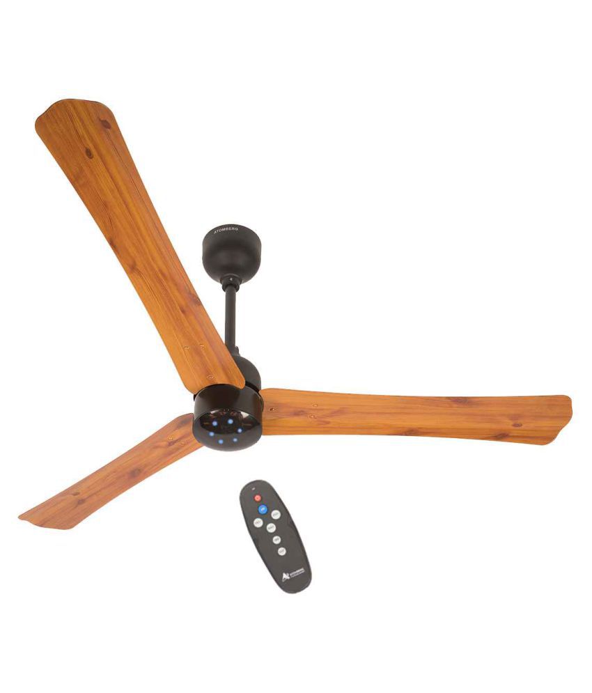 Gorilla Renesa Energy Saving 5 Star Rated Remote Control And Bldc Motor 1200mm 3 Blade Ceiling Fan Oak Wood