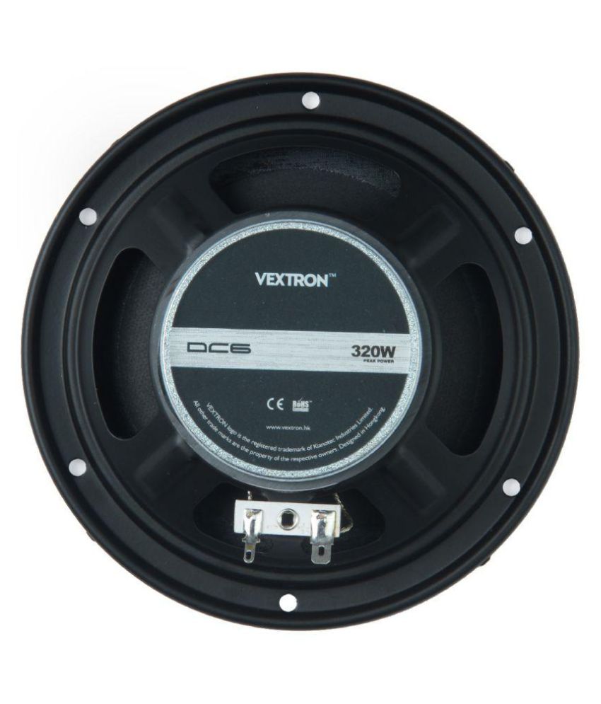 Vextron DC6 Dual Cone Pair Of 6 Inch (160mm) Coaxial Car