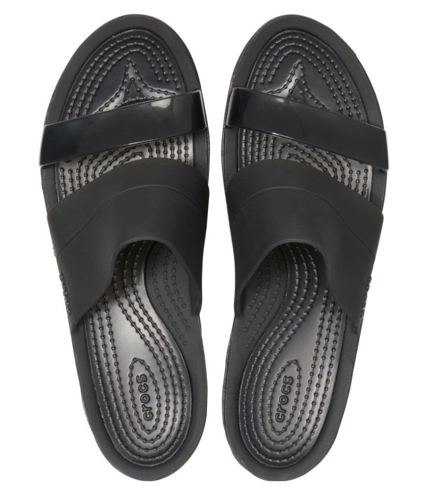black croc high heels