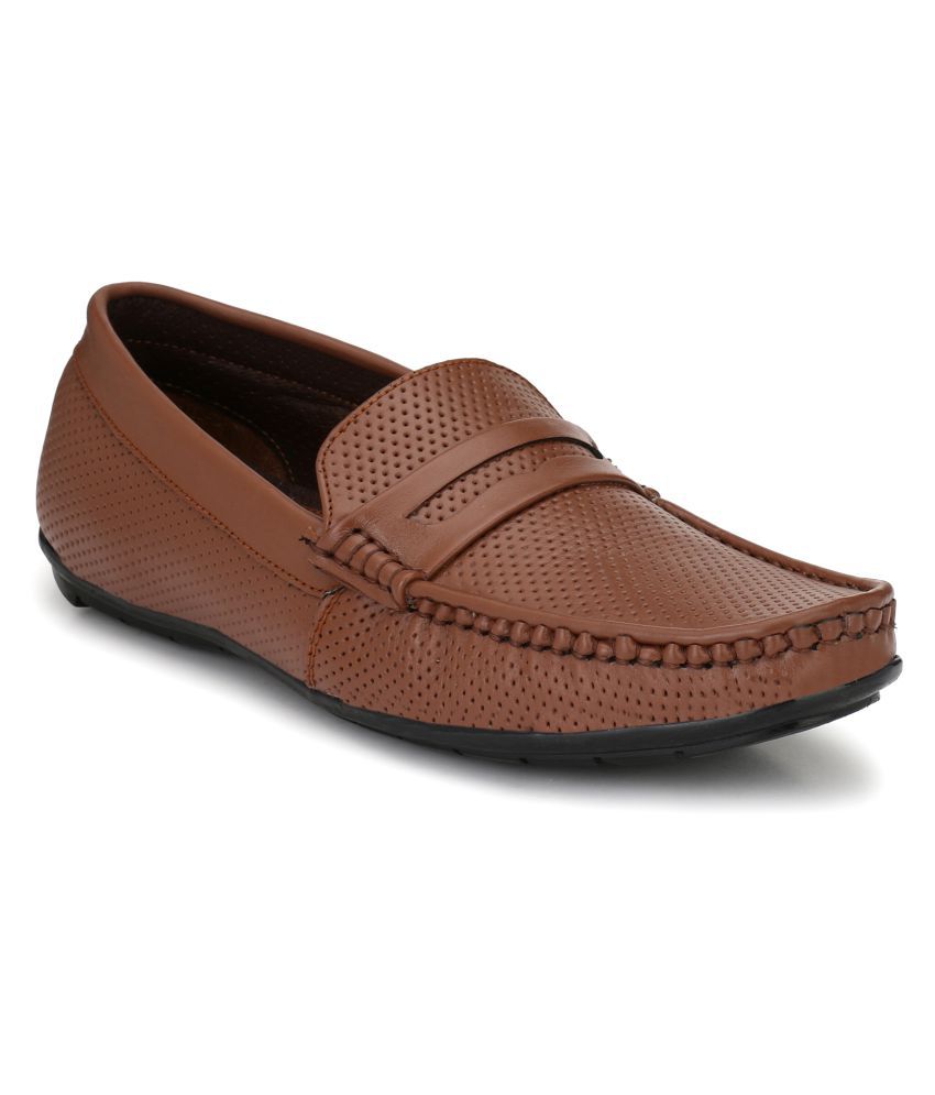 HiREL'S Brown Loafers - Buy HiREL'S Brown Loafers Online at Best Prices ...