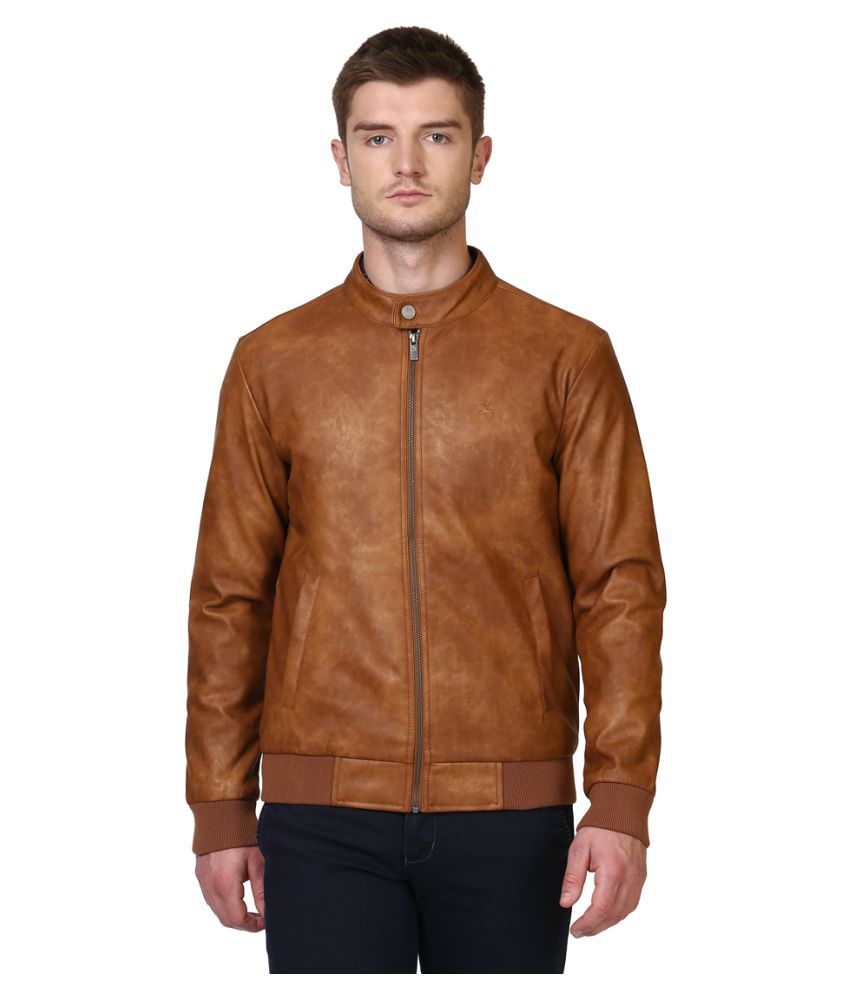 Parx Brown Casual Jacket - Buy Parx Brown Casual Jacket Online at Best ...