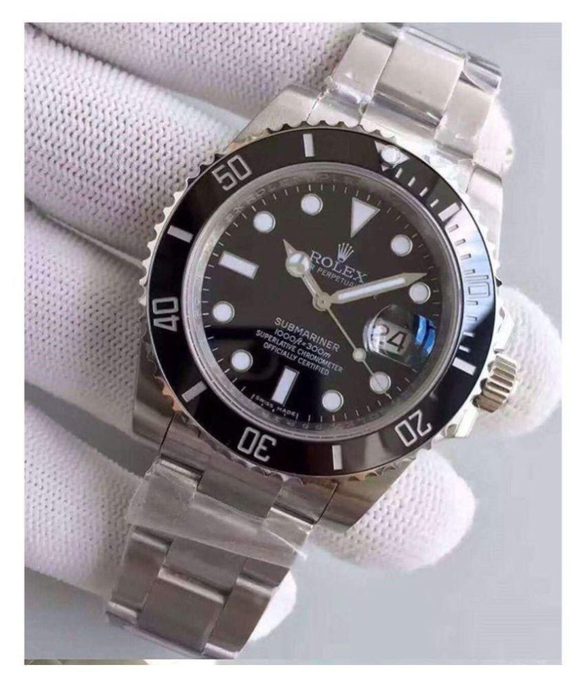 Rolex Submariner Stainless Steel Analog Men S Watch Price In India Buy Rolex Submariner Stainless Steel Analog Men S Watch Online At Snapdeal