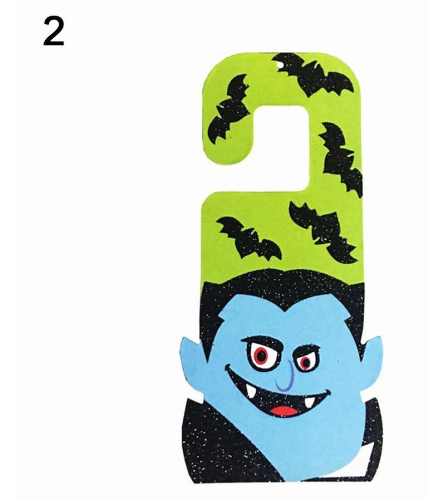 Halloween Hanging Decoration Cartoon Zombie Door Plate Bar Haunted