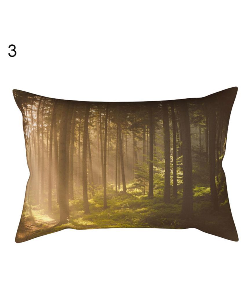 Horse Floral Animal Print Pillow Case Throw Cushion Cover