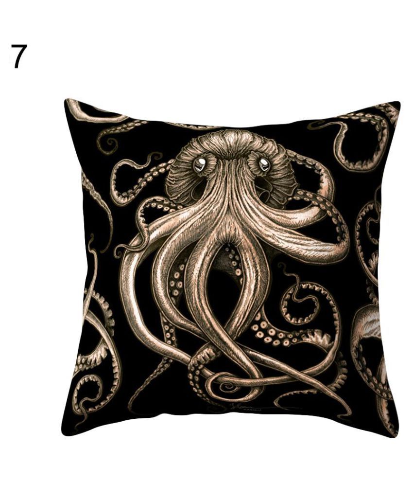18inch Square Shape Cushion Cover Fashion Octopus Sofa Bed Throw