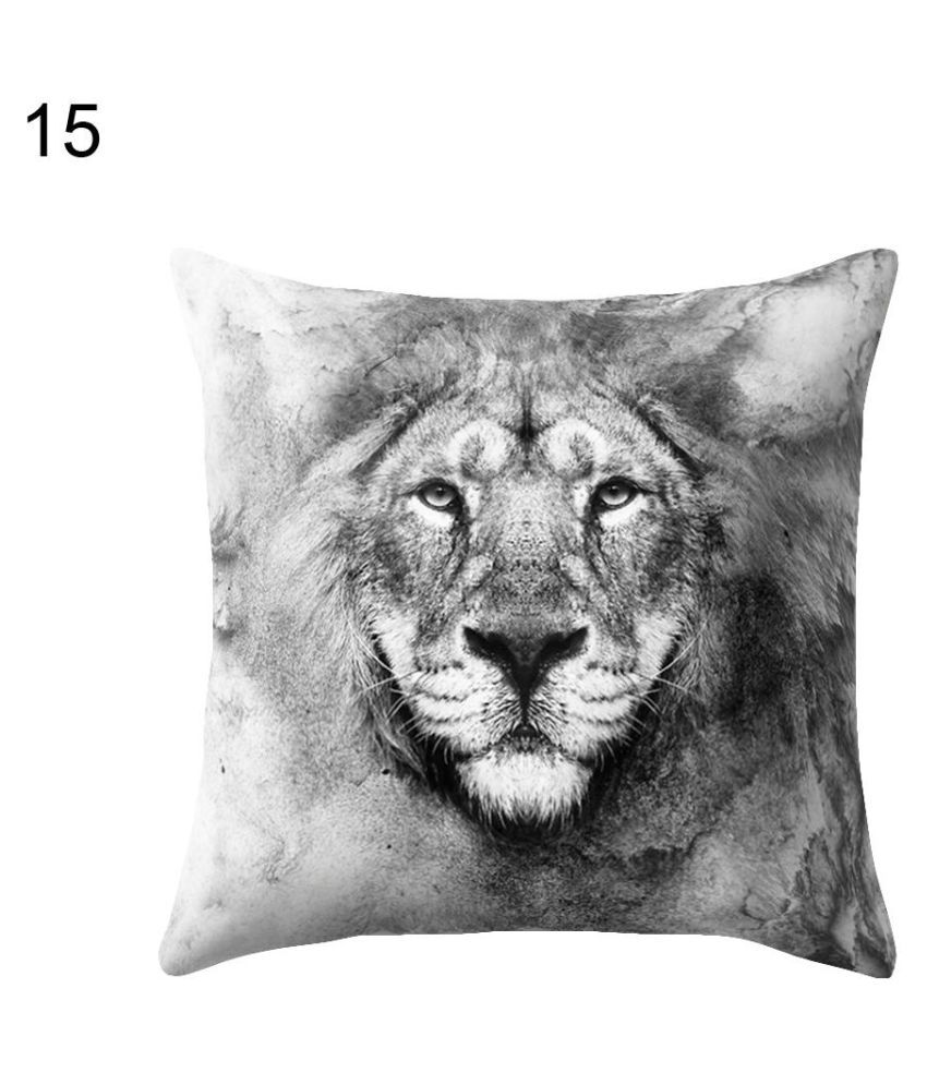 Animal Printing Polyester Peach Skin Pillow Case Cushion Cover