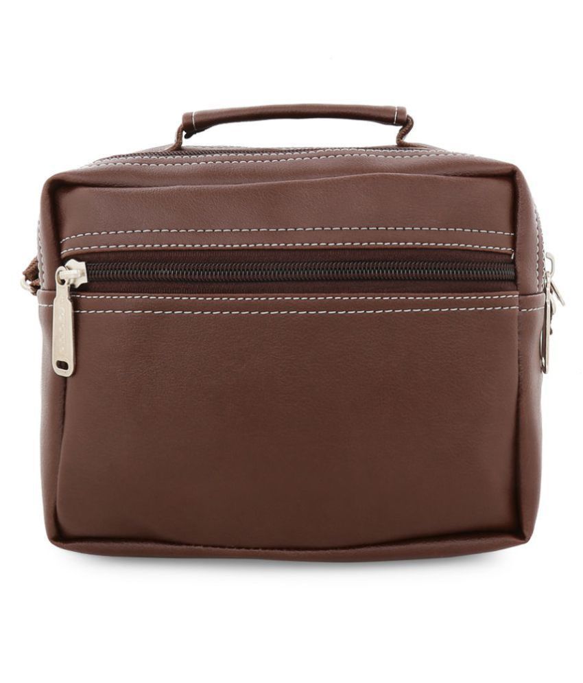 Leather World Brown Travel Pouch Buy Leather World Brown Travel Pouch