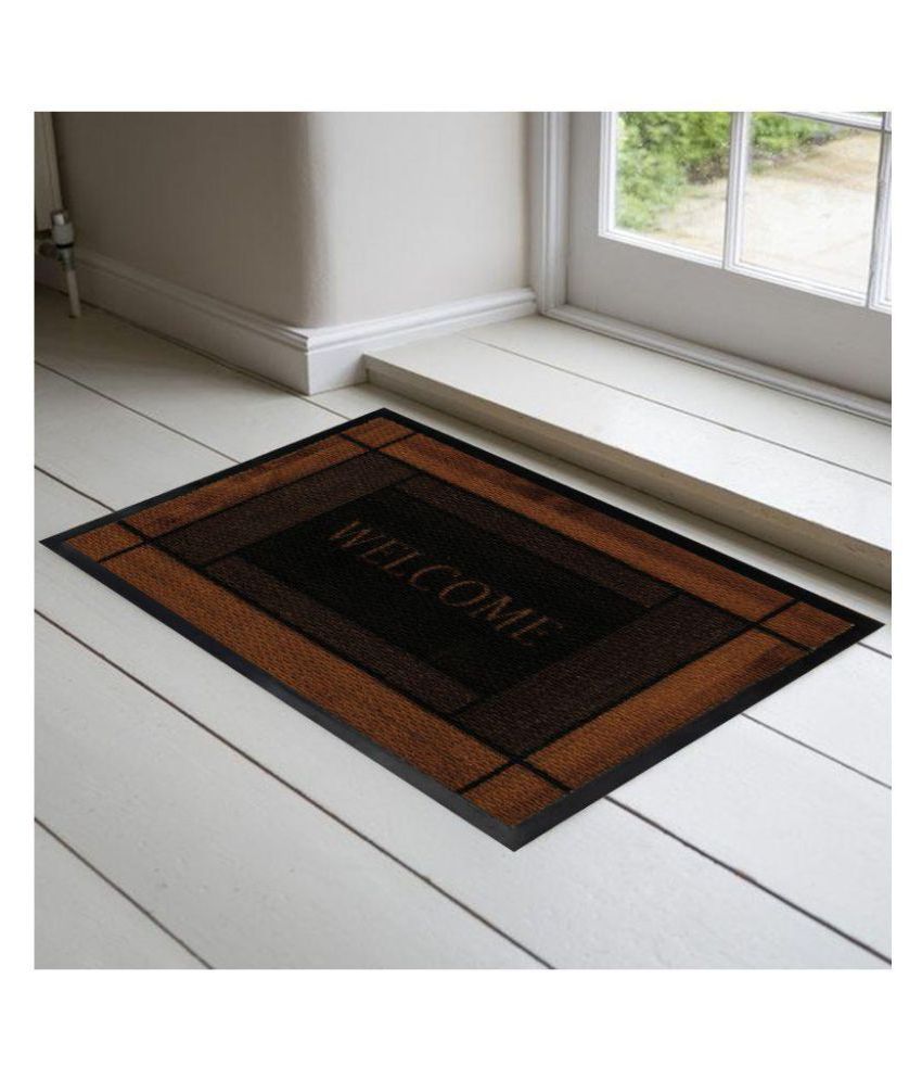     			E-Retailer Brown Single Regular Outdoor Mat