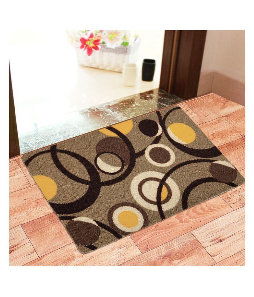     			E-Retailer Brown Single Regular Outdoor Mat