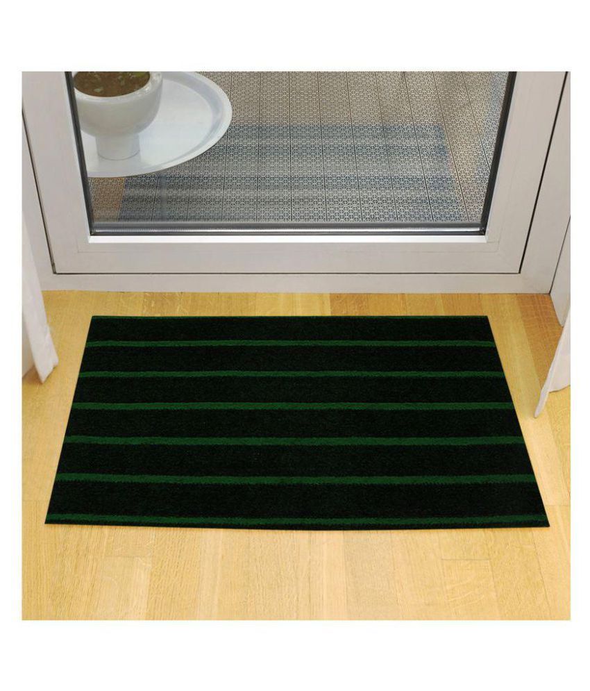     			E-Retailer Green Single Regular Outdoor Mat