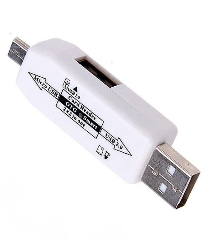 OTG Smart Connection Card Reader Kit to Attach Pendrive, Mouse, Keyboard Buy OTG Smart