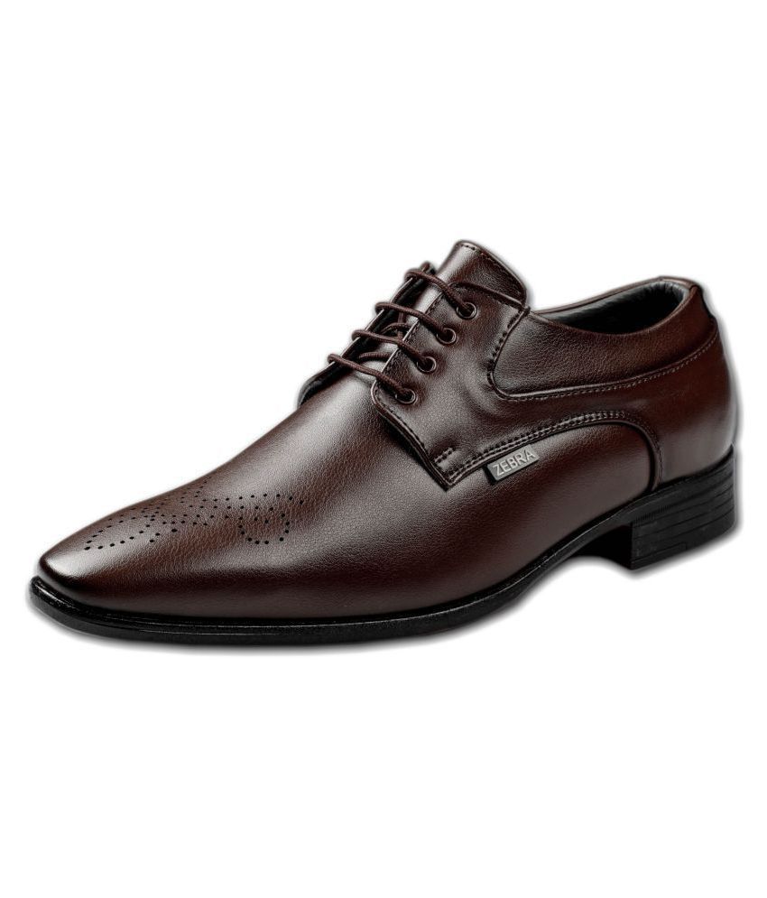 zebra men's formal shoes