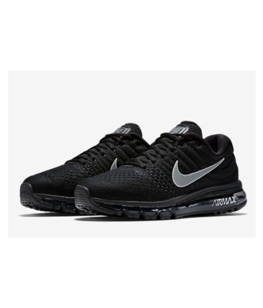 Nike Air Max 2017 Black Running Shoes 