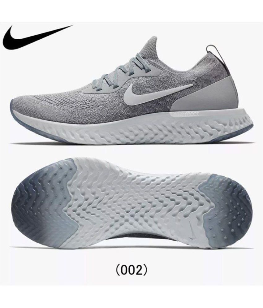 nike grey running shoes price