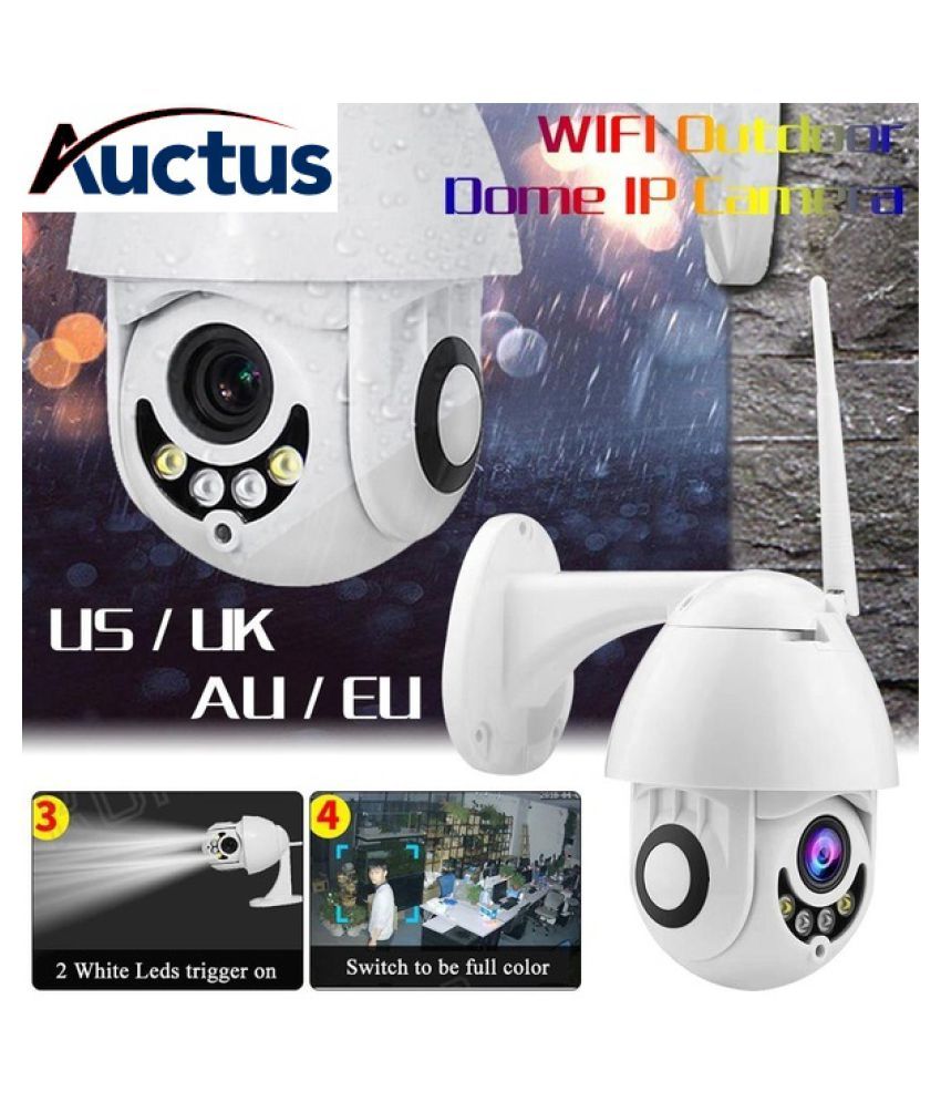 AUCTUS WIFI Camera Outdoor PTZ IP 1080p Speed Dome CCTV Security Cameras IP WIFI Surveilance Wi Fi PTZ 2 MP Camera