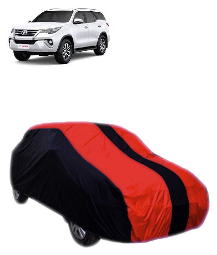 Qualitybeast Toyota Fortuner 2011 2013 Car Body Cover Red